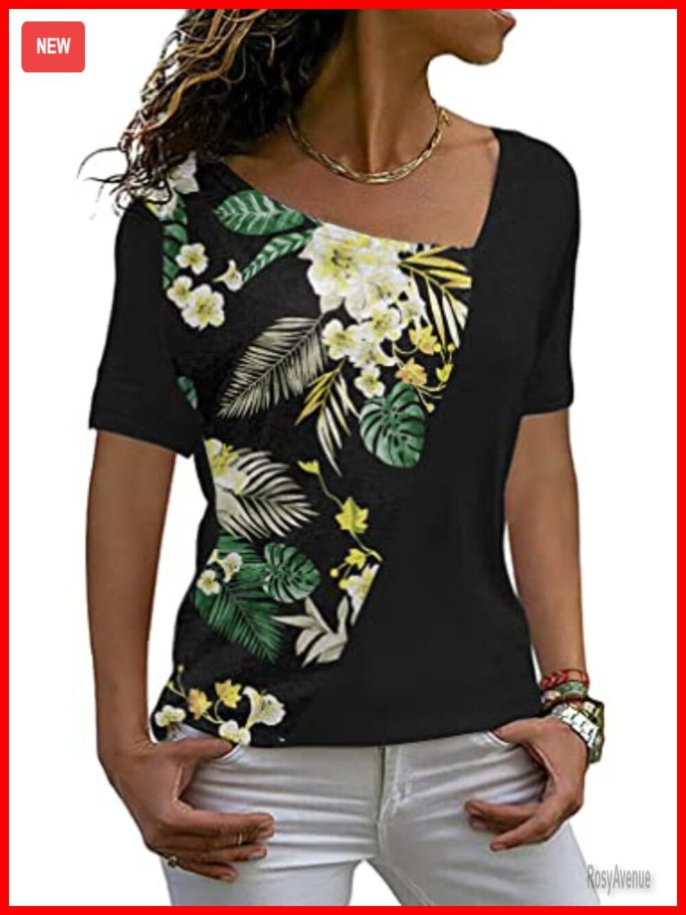 Womens Sleeveless Blouse Top Rayon Spandex Floral Print